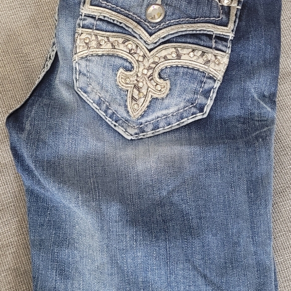 ROCK REVIVAL SHAYLEE STRAIGHT WOMENS JEANS - Picture 7 of 7